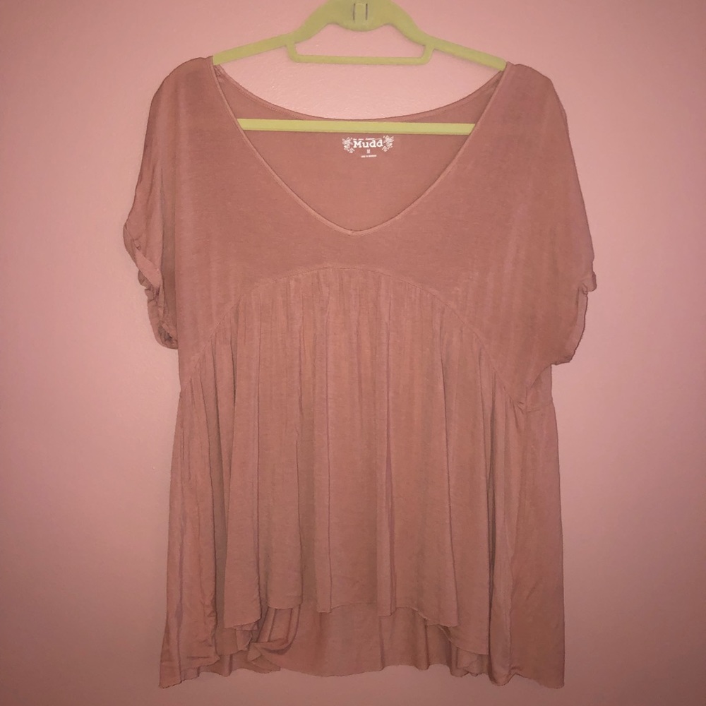 Pink babydoll top